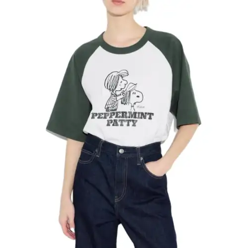 UNIQLO T Shirt Unisex Dark Olive