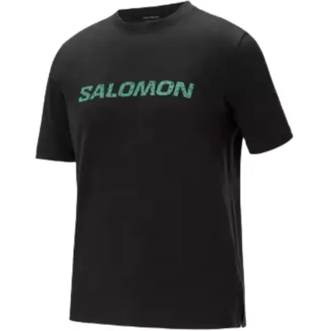 SALOMON AMPHI TERRAZZO Quick Dry T Shirts Men's Black
