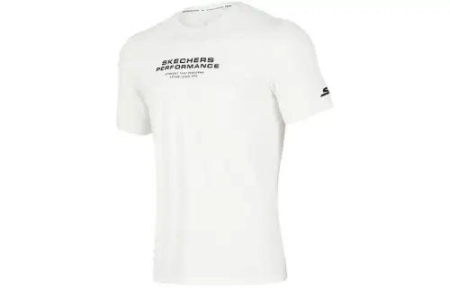 Skechers T Shirt Men's Marshmallow White