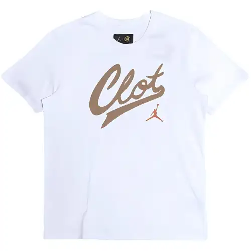 Jordan x CLOT T Shirt Unisex White