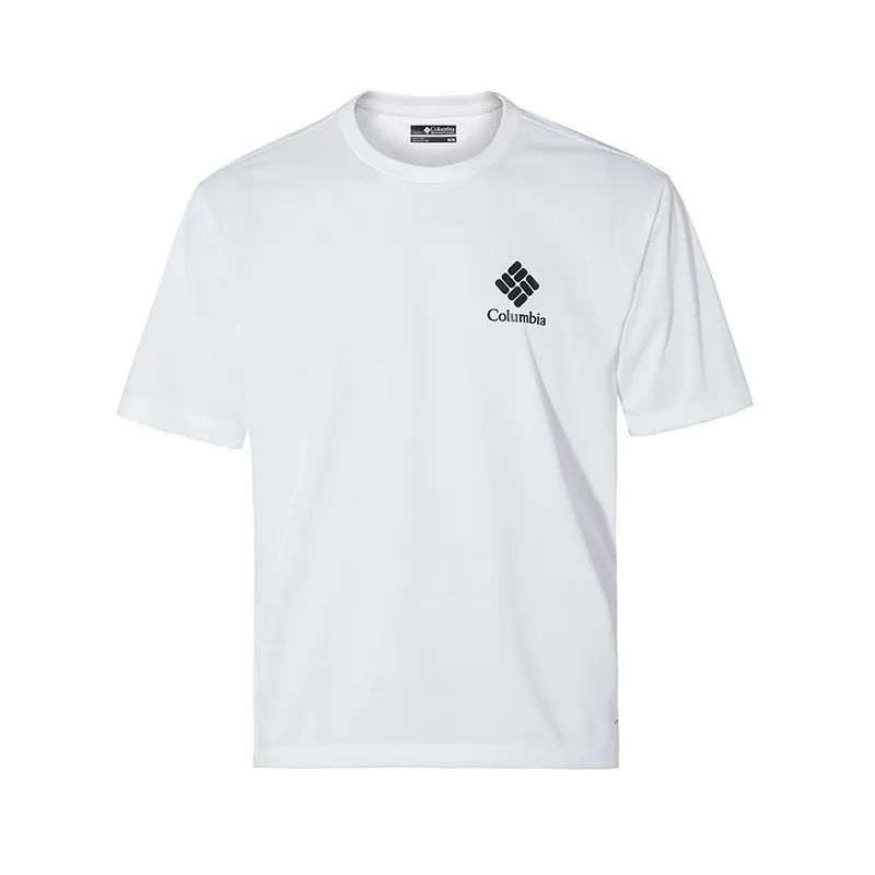 Columbia T-Shirts Unisex 101 White Crew Neck Moderate