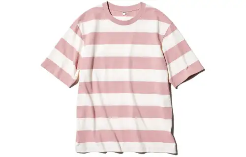 UNIQLO Regular T Shirt Unisex Pink