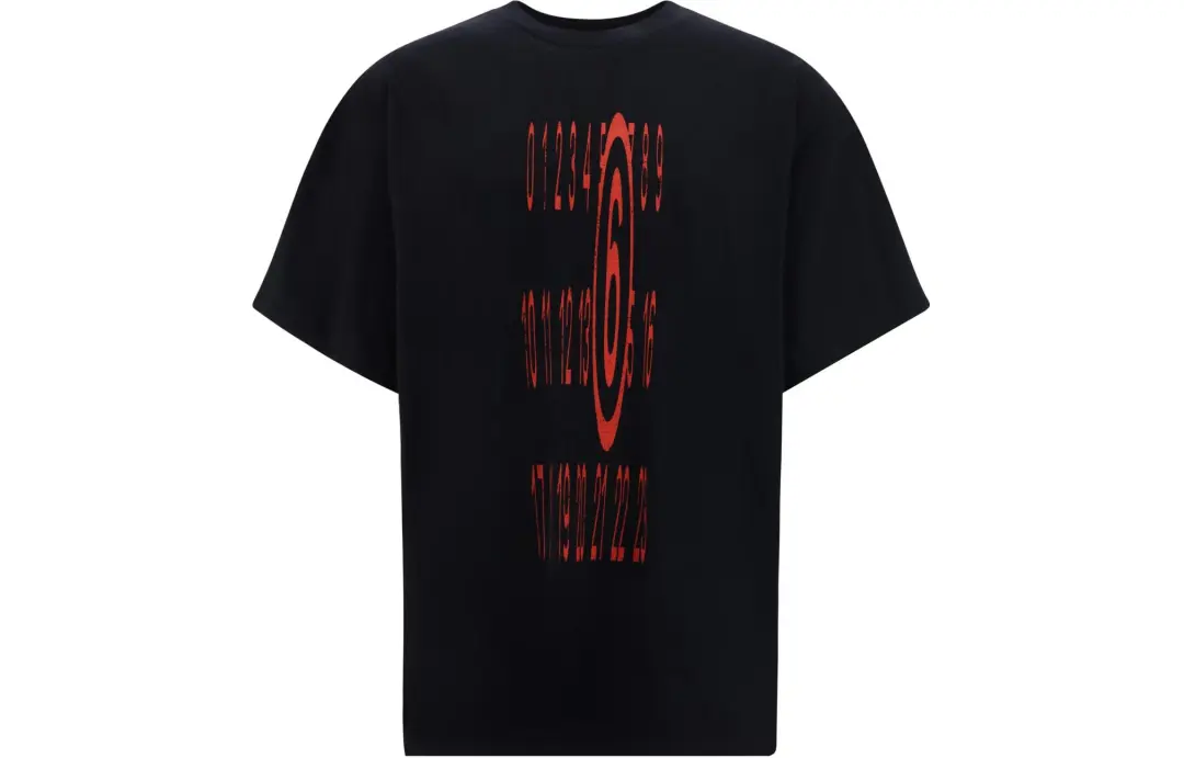 MM6 Maison Margiela Numeric Signature Printed Crenwck T-Shirt