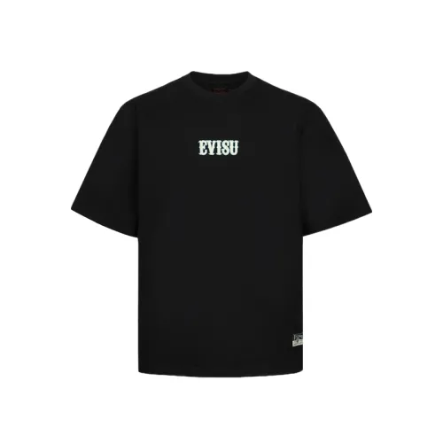 EVISU T Shirts Men's Crew Neck Moderate Straight Fit