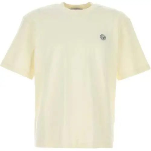 STONE ISLAND Compass Patch Crewneck T Shirt