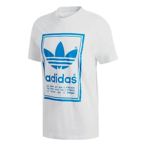 Adidas Originals Vintage3 Stripes T Shirt Men's White