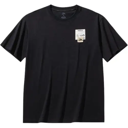 Anta x ZOLA Life Collection T Shirt Men's Basic Black