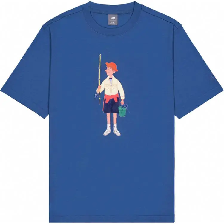 New Balance T Shirt Unisex Indigo
