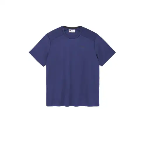 FILA Kaab Crew T Shirt Men's Marine Blue