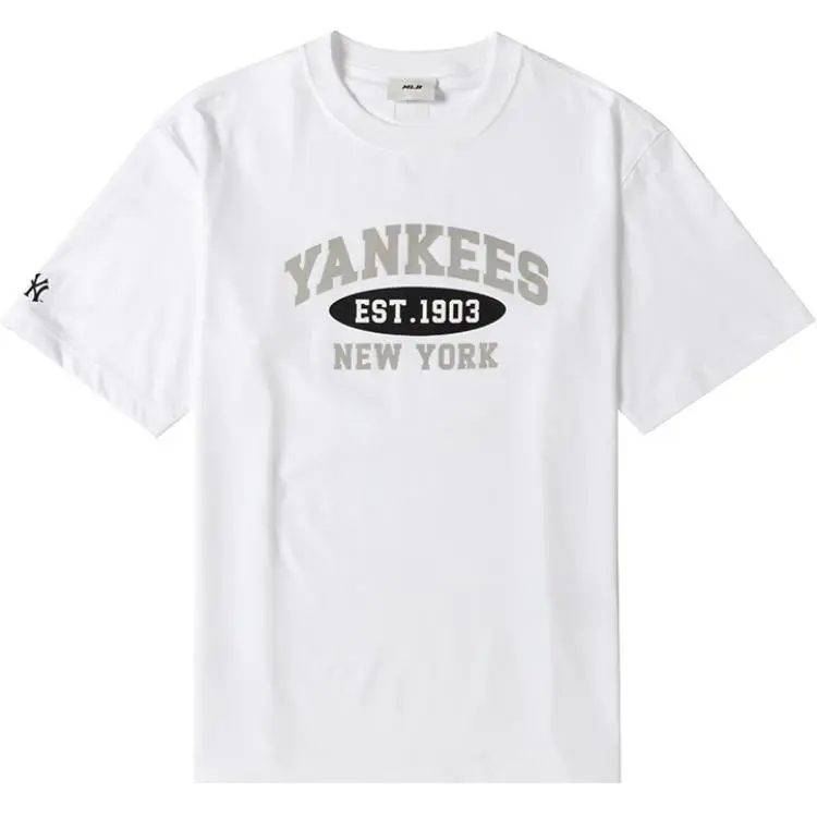 MLB T Shirt Unisex Ecru New York Yankees