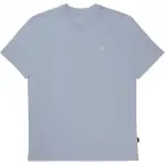 Converse T Shirts Unisex Blue Crew Neck Moderate Straight Fit