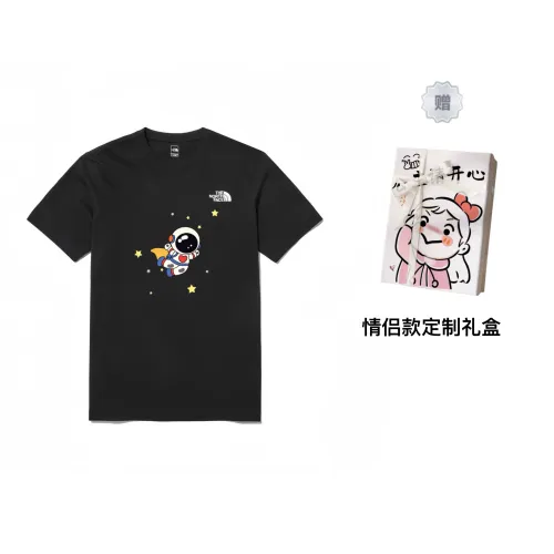 THE NORTH FACE T Shirt Unisex Box Black