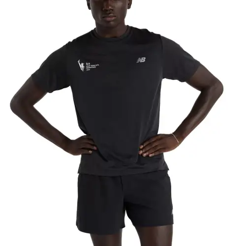New Balance NYC Marathon AthleticsTCS ICE T Shirt Men's Black