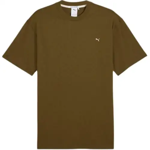 PUMA Embroidered logo Crew neck T shirt