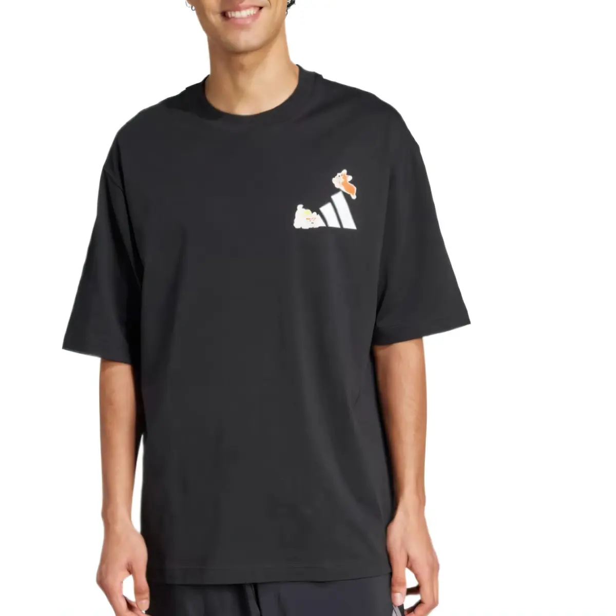 Adidas SS25 T Shirt Unisex Black