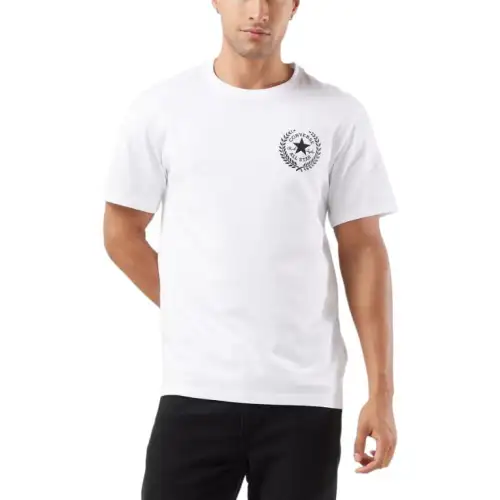 Converse T Shirts Men's White Crew Neck