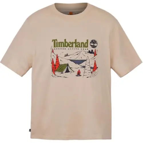 Timberland T Shirt Men's Light Brown