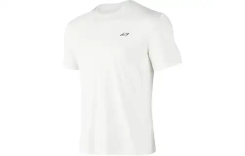 Skechers T Shirt Men's Marshmallow White