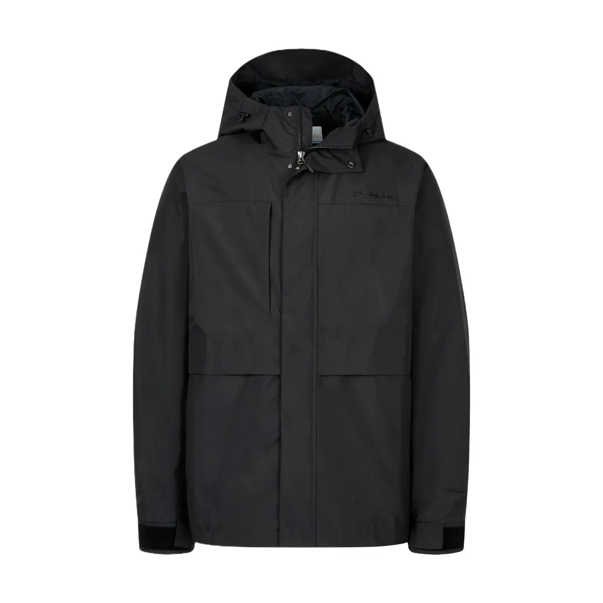 Columbia Jackets Men's Black Hooded Moderate Other