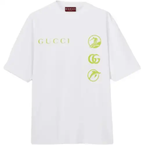GUCCI Printed Jersey T Shirt