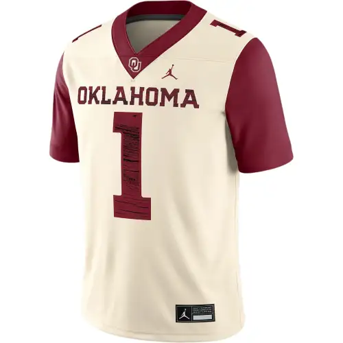 Jordan Oklahoma Sooners Men's Jordan Brand Dri-FIT College Game Jersey