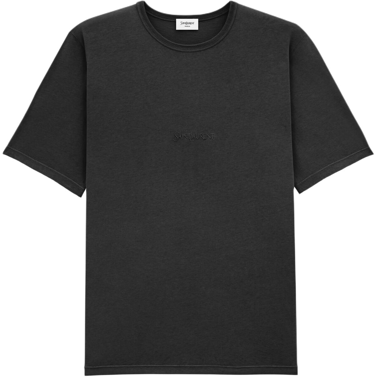 Мужская футболка SAINT SAINT LAURENT T (черная)
