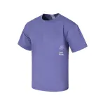 ASICS T Shirts Unisex Purple Crew Neck Moderate