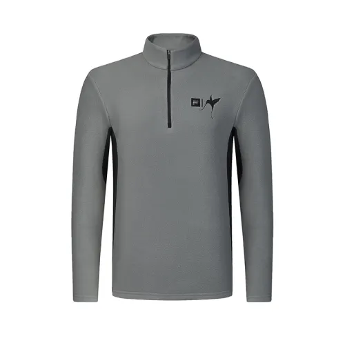 FILA T Shirts Men's Castle Rock Stand Collar Moderate