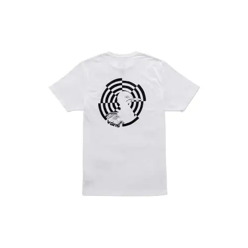 Vans T Shirts Men's White Crew Neck Moderate