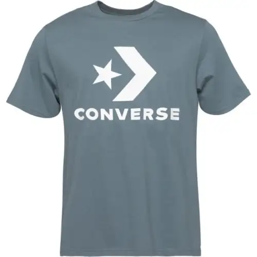 Converse T Shirts Unisex Gray Crew Neck