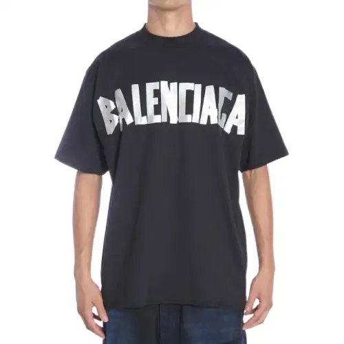 Balenciaga T Shirt Loose Fit Men's Black