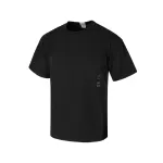 ASICS T Shirts Unisex Black Crew Neck Moderate