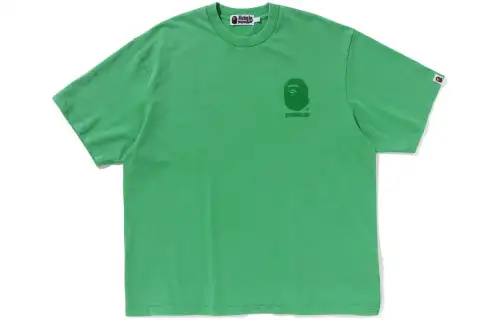 Bape Ape Head One Point Acid Wash Relaxed Fit Tee