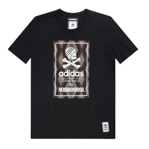 Adidas Originals x NEIGHBORHOOD VINTAGE T Shirt Men's Black