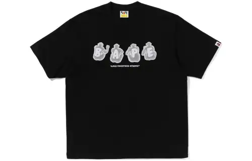 A BATHING APE ® Logo print Cotton T shirt