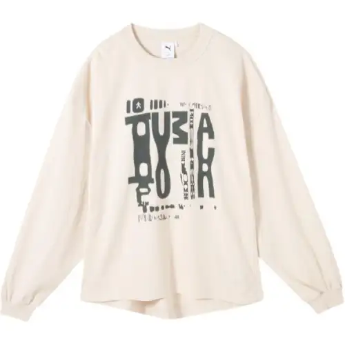 PUMA T Shirts Unisex Snow White Crew Neck Moderate Other