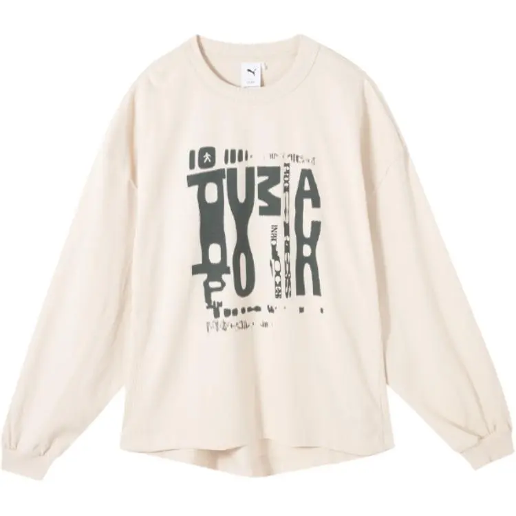 PUMA T-Shirts Unisex Snow White Crew Neck Moderate Other