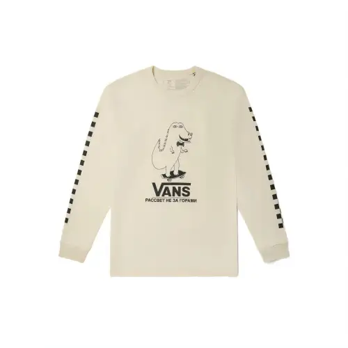 Vans x RASSVET TEE LS T Shirt Unisex Ecru