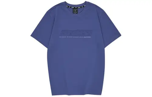 Skechers Short Sleeved T Shirts Men's Tuna Blue
