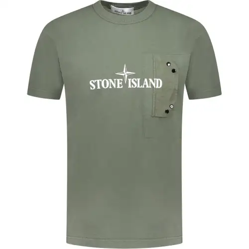 STONE ISLAND T Shirt Men's Green