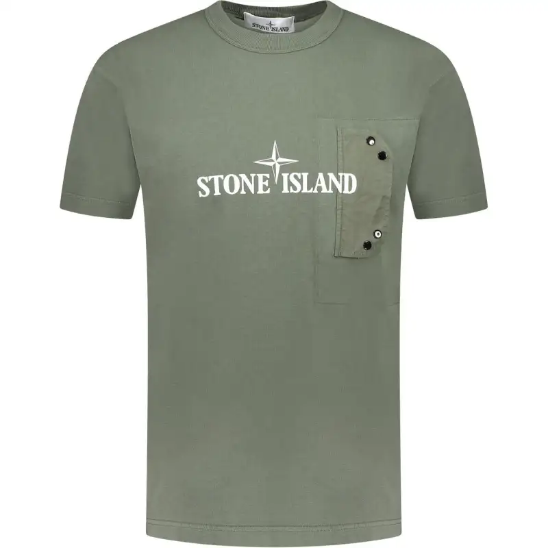 STONE ISLAND T Shirt Men's Green