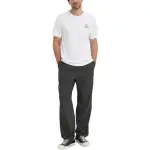 Converse T Shirts Men's White Crew Neck Moderate Straight Fit