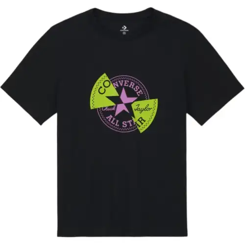 Converse MAJICA Distorted Patch T Shirt Men's Black