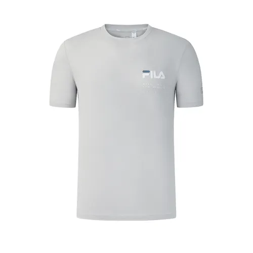 FILA Fitness T Shirt Men's Blue Mist Gray