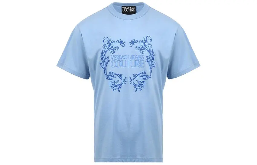 VERSACE JEANS COUTURE Logo-Printed Crewneck T-Shirt