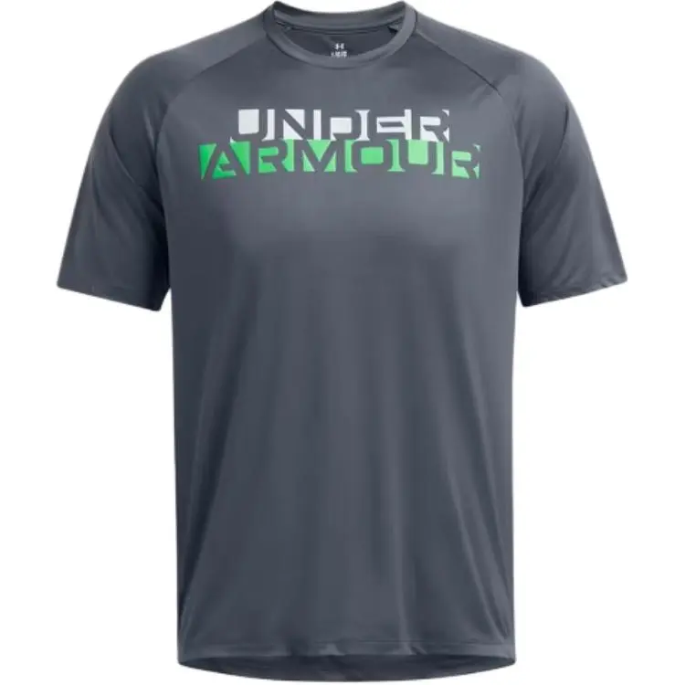 Under Armour Velocity T Shirt Men's Downpour Gray