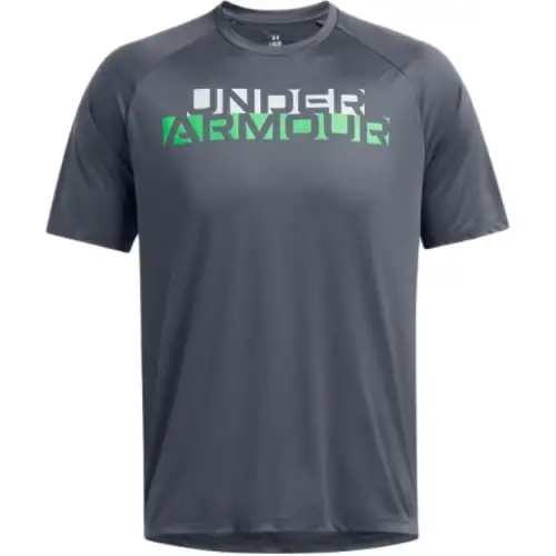 Under Armour Velocity T Shirt Men's Downpour Gray