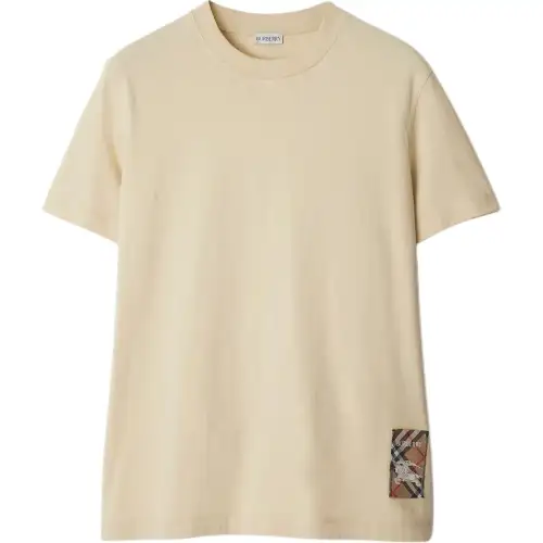Burberry Check Label cotton t-shirt