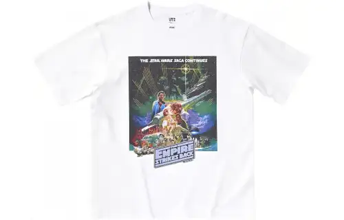 UNIQLO x STAR WARS T Shirt Unisex White