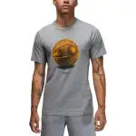 Jordan T Shirts Men's Gray Crew Neck Moderate